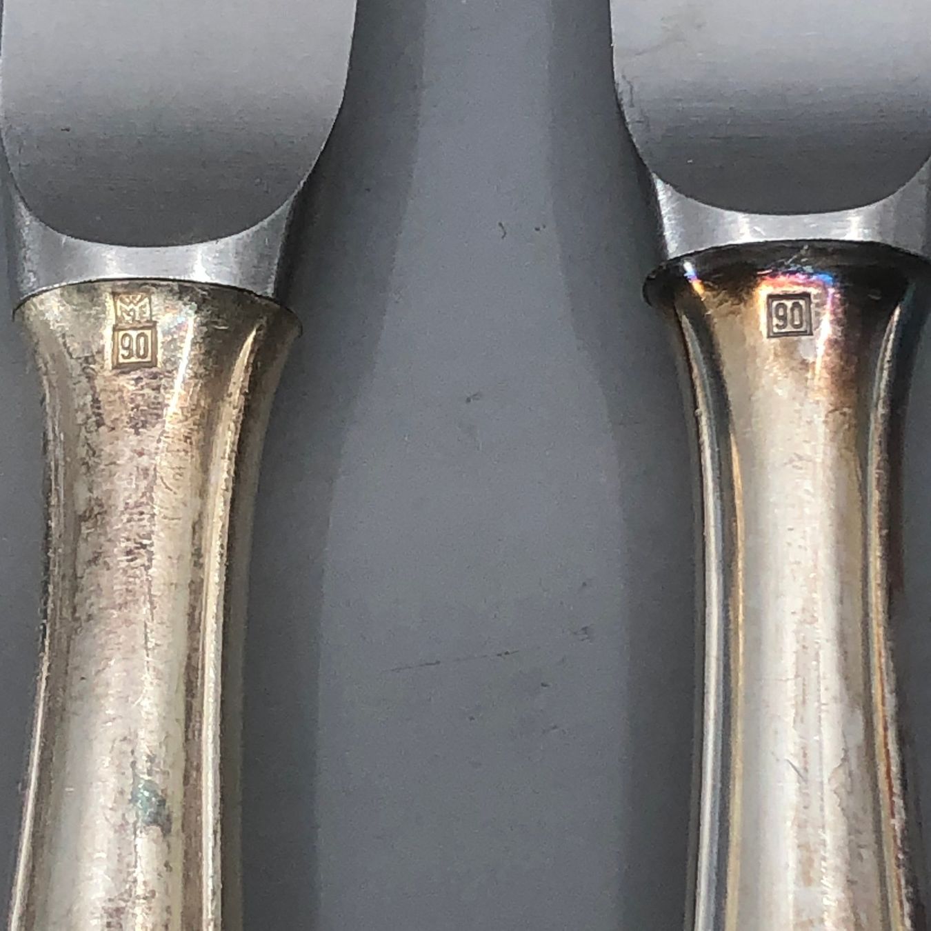 WMF Besteck: 2 Dessertmesser versilbert WMF Modell 2200 – Gebraucht aus Basel von Tiabeanie 6