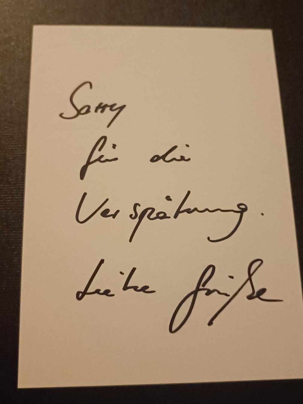 Autografi: Timothy Peach -  signiert Autogrammkarte – Usato da Menziken venduto da Artographs 1