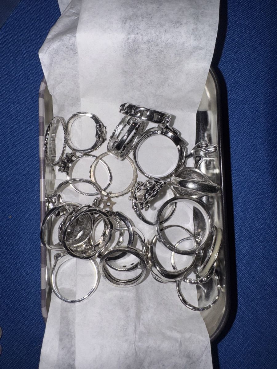 Anelli: Y2K Silver Ring Collection - Various Sizes! – Nuovo (secondo la descrizione) da Zofingen venduto da cva_w7vn