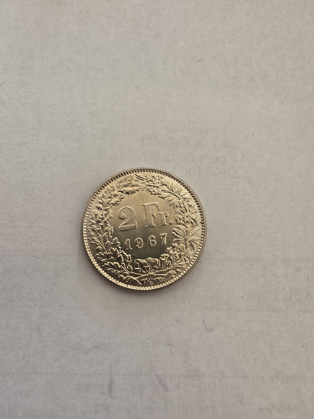 Tutti le monete: pièce argent 2chf 1967 – Nuovo (secondo la descrizione) da Fribourg venduto da yan_z5fr