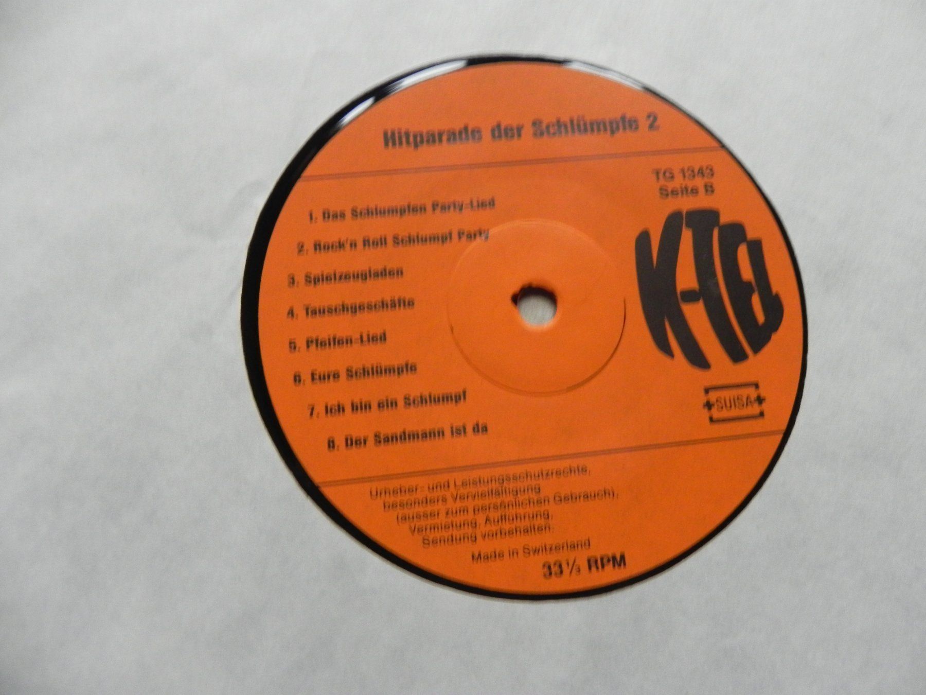 Dischi in vinile: LP Kinder Lieder Hitparade der Schlümpfe 2. Teil 1981 – Usato da Siebnen venduto da krimsie 4
