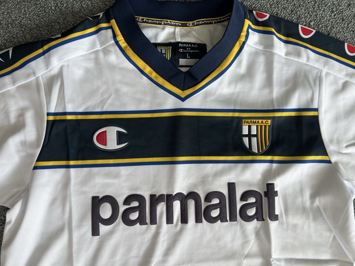 Canottiere & Pantaloni: Maillot parma 2002 2003 – Usato da Oulens-Echallens venduto da kem_5skl 1