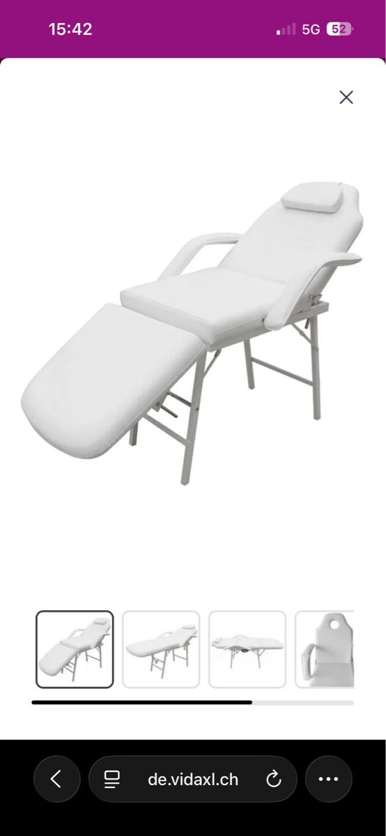 Lettini & sedie per cosmetici: Massagestuhl mit Armlehnen Klappbar – Nuovo (secondo la descrizione) da St. Gallen venduto da son_dm9n 2
