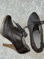 Ankle Boots Absatzschuhe braun Gr. 37