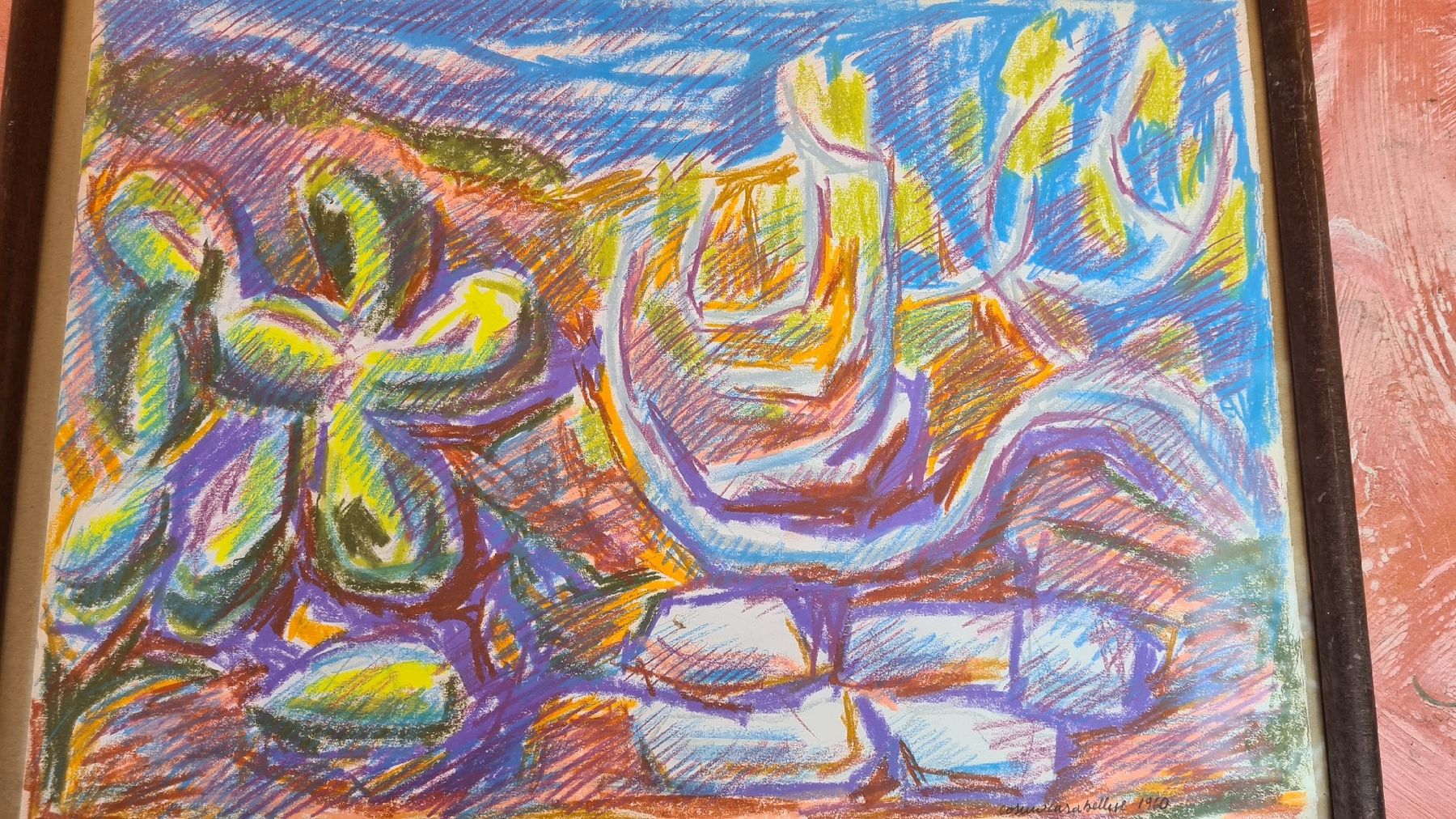Dipinti: PASTELL SIG. 1960 – Usato da Pazzallo venduto da Salvapazzo
