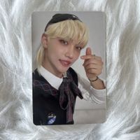 stray kids felix christmas evel photocard