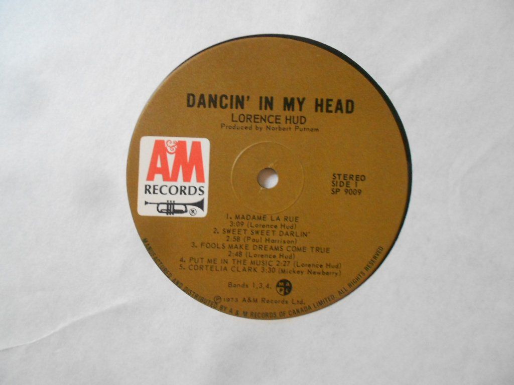 Vinyles: LORENCE HUD  -  DANCIN' IN MY HEAD – D'occasion à Bex par Giorgiob 3