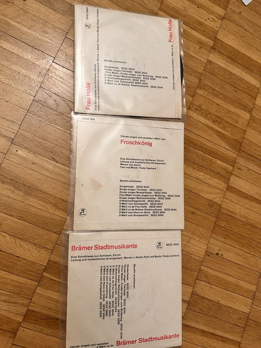 Vinyles: 7 Märchen Schlierenerkinder oder Sylvia Sempert – D'occasion à Zürich par marusapulmi 1
