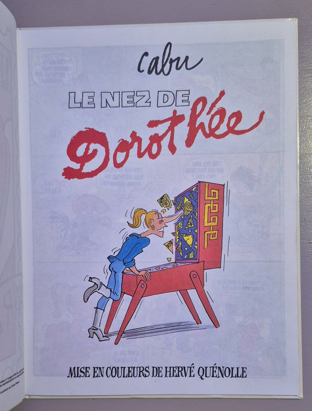 Fumetti: Le Nez de Dorothée par Cabu - Edition Originale 1986 – Usato da Grand-Lancy venduto da loi_599y 4