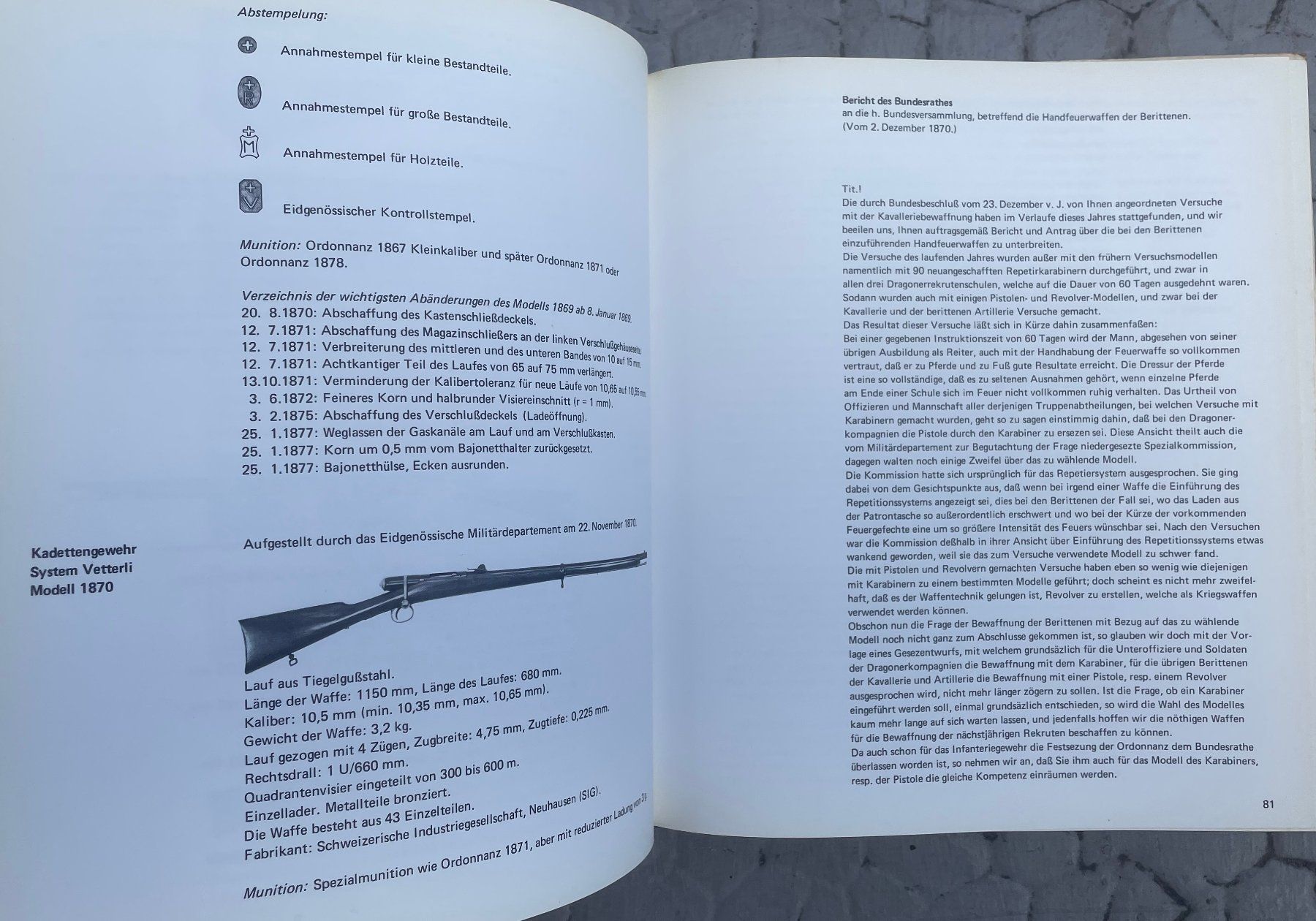 Libri: Hand und Faustfeuerwaffen.Schweizerische Ordonanz 1817-1867 – Difettoso da Versoix venduto da HELVETICA_1 7
