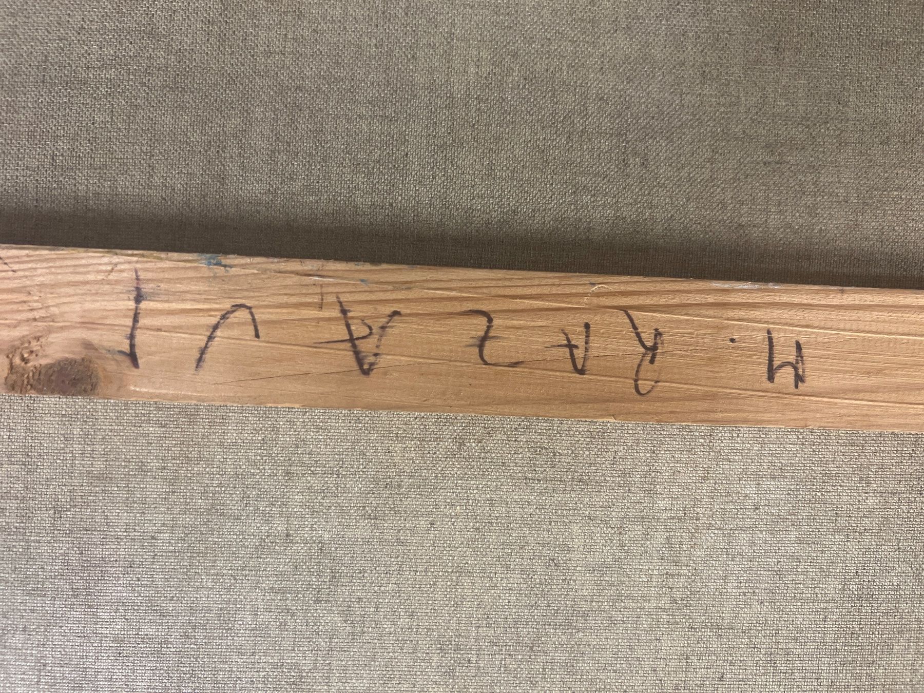 Gemälde: HUILE SUR TOILE SIGNÉE AU DOS – Gebraucht aus Genève von Qanil77 5