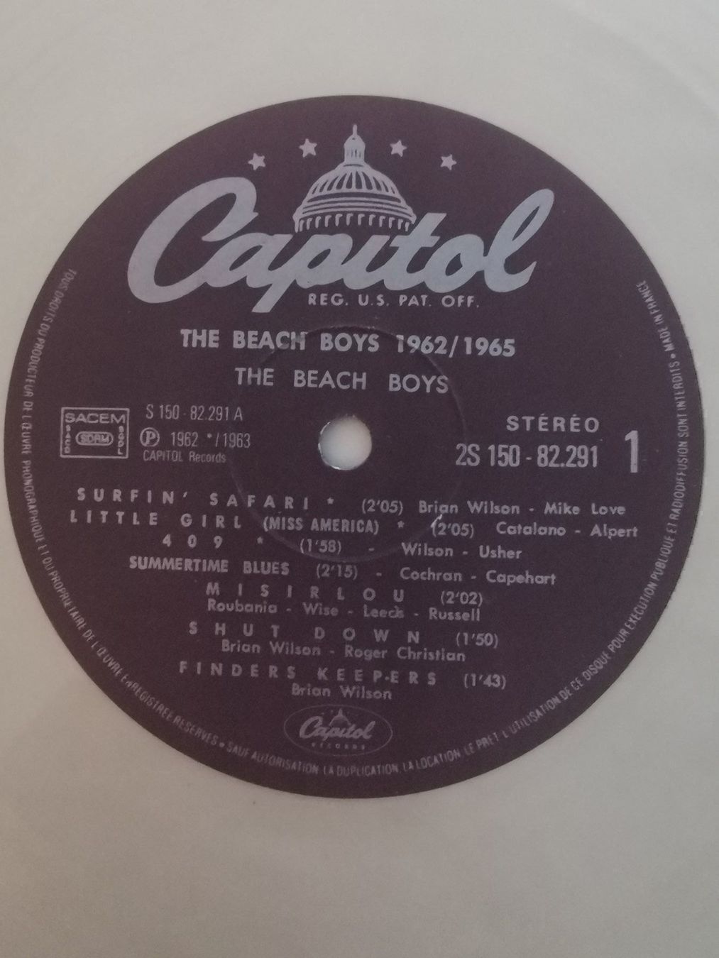 Dischi in vinile: The Beach Boys 1962/1965 – Usato da St.Gallen venduto da Tamal0204 3