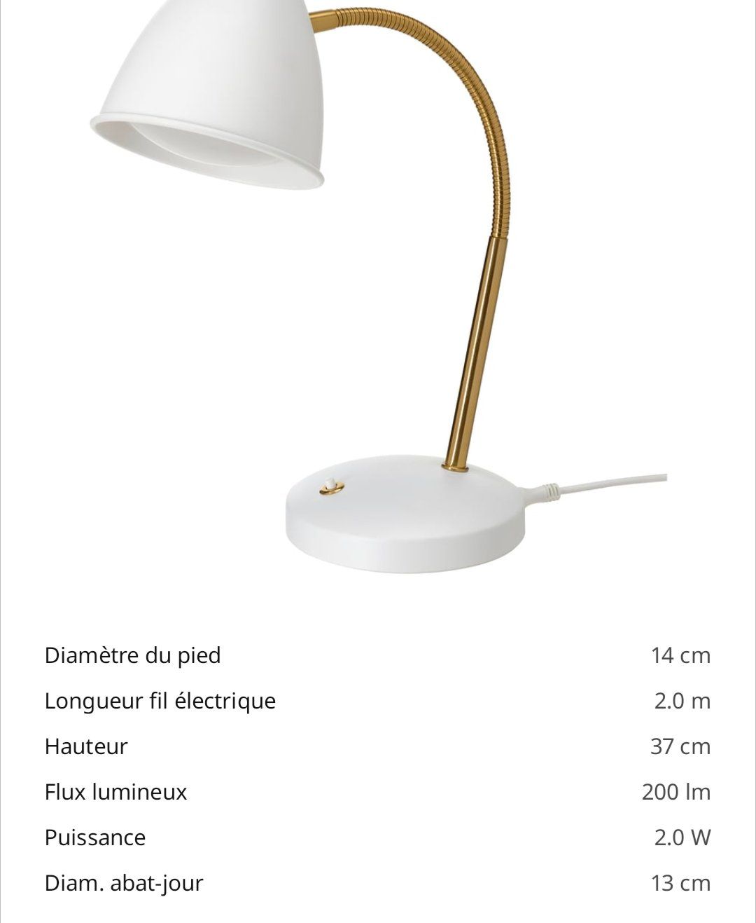 Ikea Lampade: Lampe de bureau style rétro – Nuovo (secondo la descrizione) da Fribourg venduto da MathiiR 5