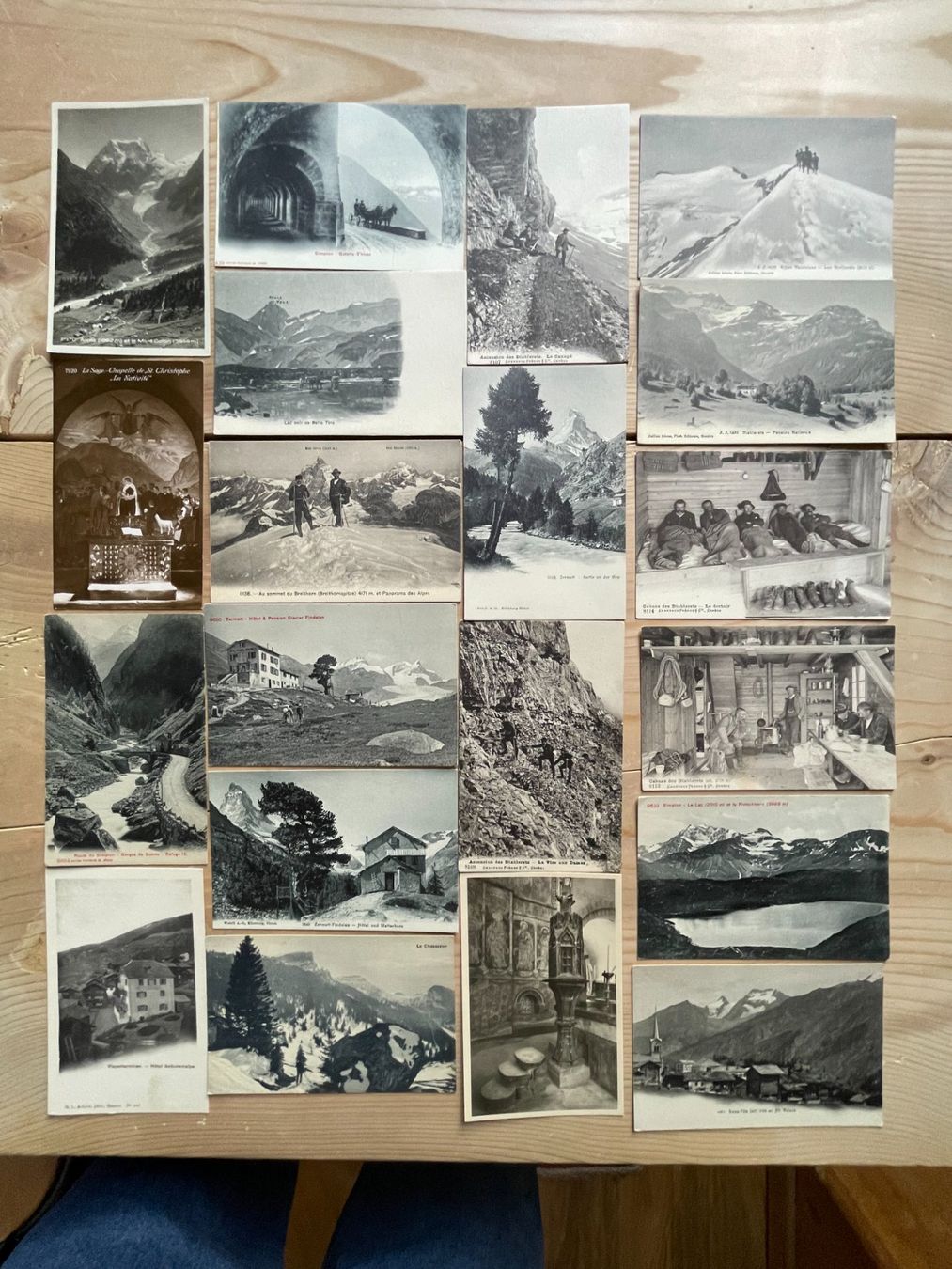 Ansichtskarten: 129 alte Postkarten aus dem WALLIS – Gebraucht aus Bern von silas026 5