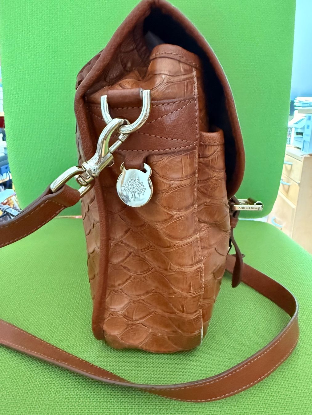 Mulberry Borse: Mulberry Oak Silky Snake Trout Bag – Usato da Frauenfeld venduto da Scleo 3