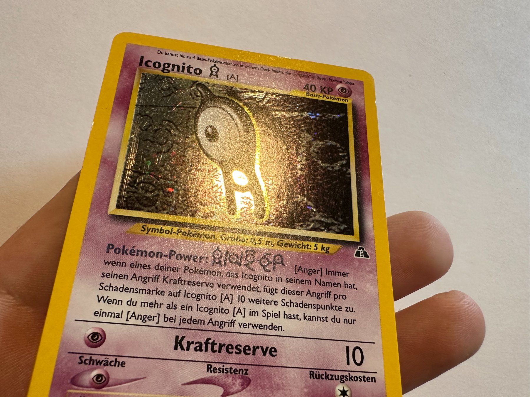 Pokémon Carte collezionabili: Icognito holo Neo Entdeckung DE – Usato da Hagendorn venduto da Pokecollectorch 5