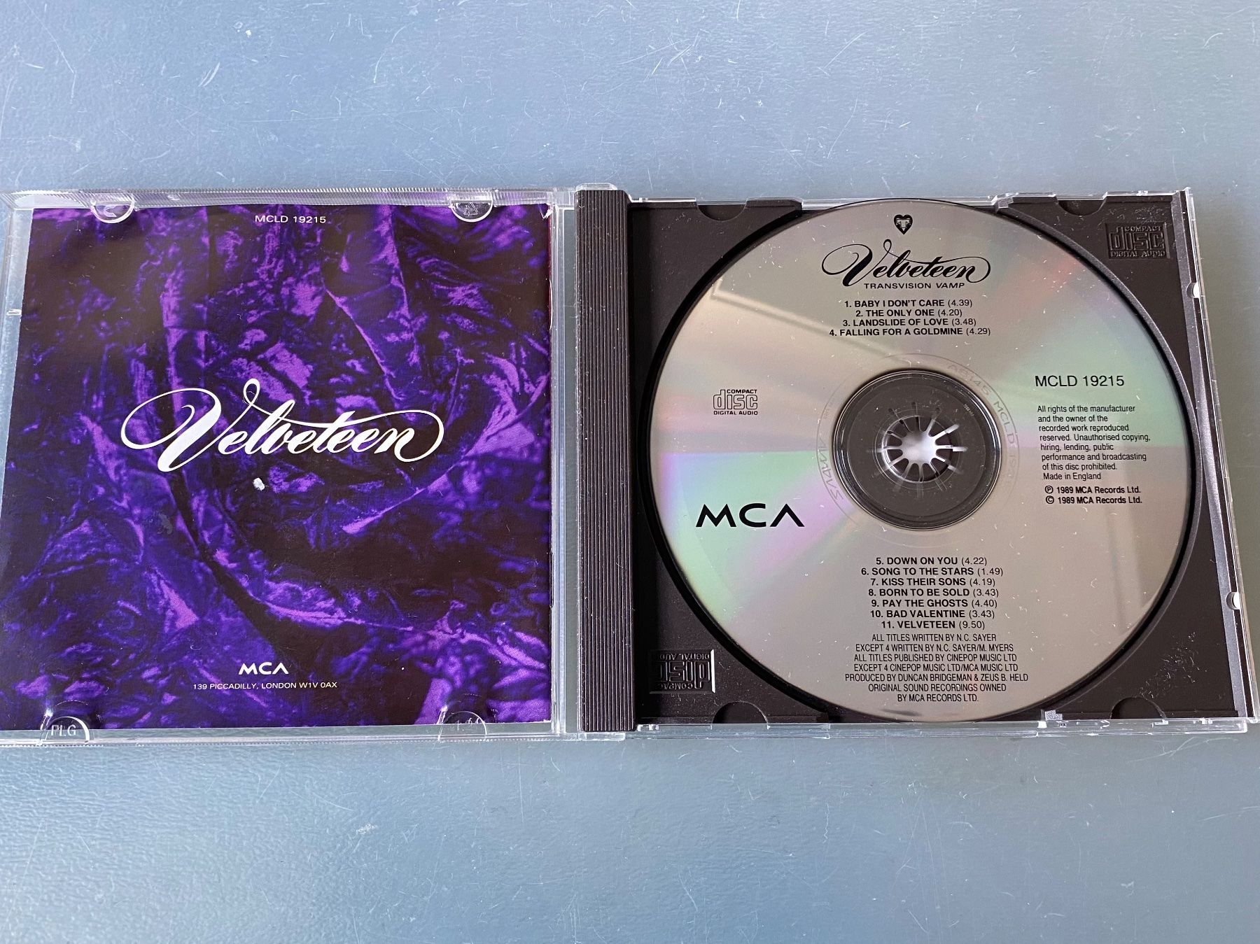 CD: Transvision Vamp - Velveteen – Usato da Oberried Brienz venduto da Chyara 2