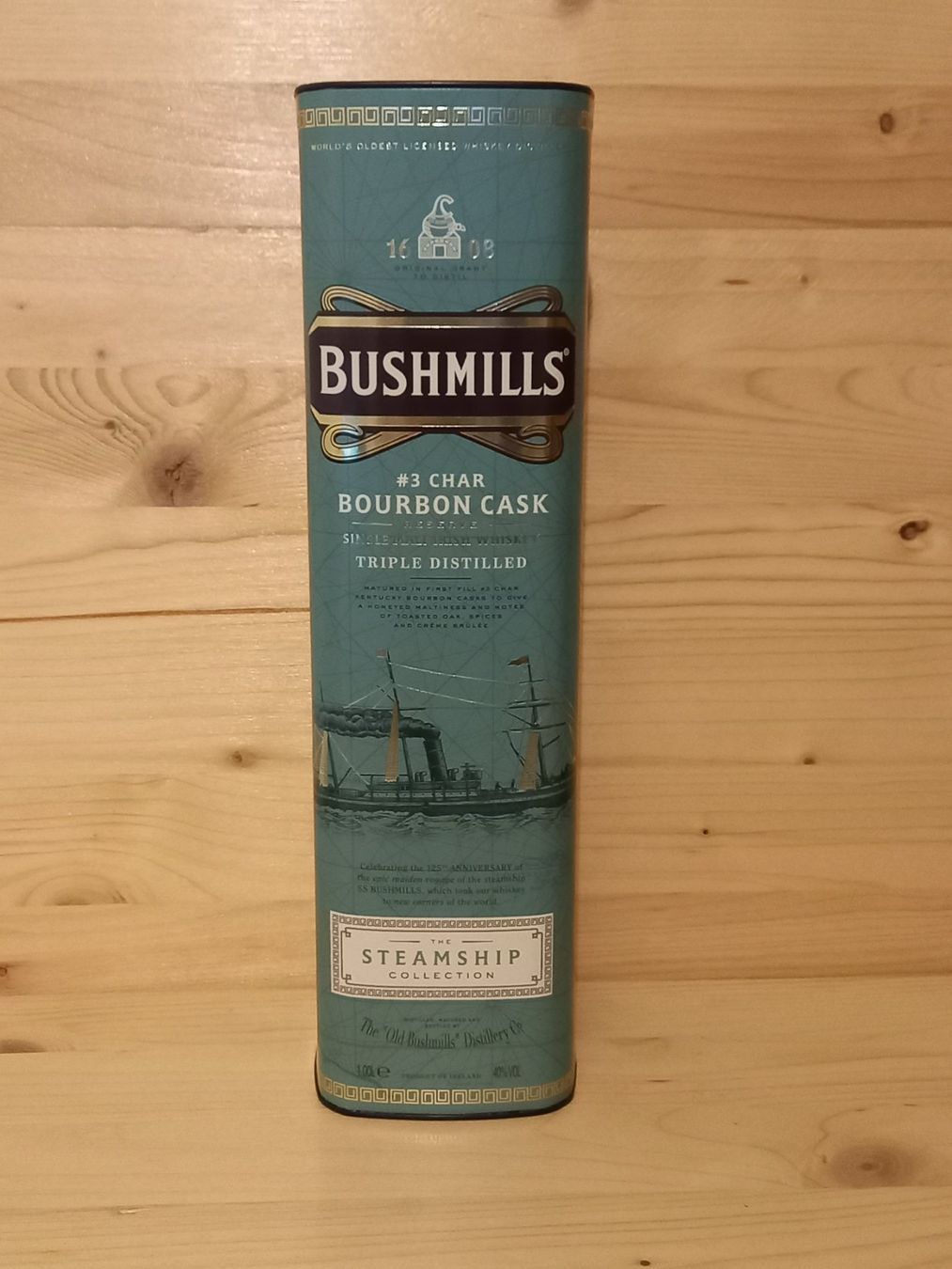 Bevande alcoliche: 1 Liter Bushmills Steamship Bourbon – Nuovo e nell'imballaggio originale da Bonaduz venduto da Motz 2
