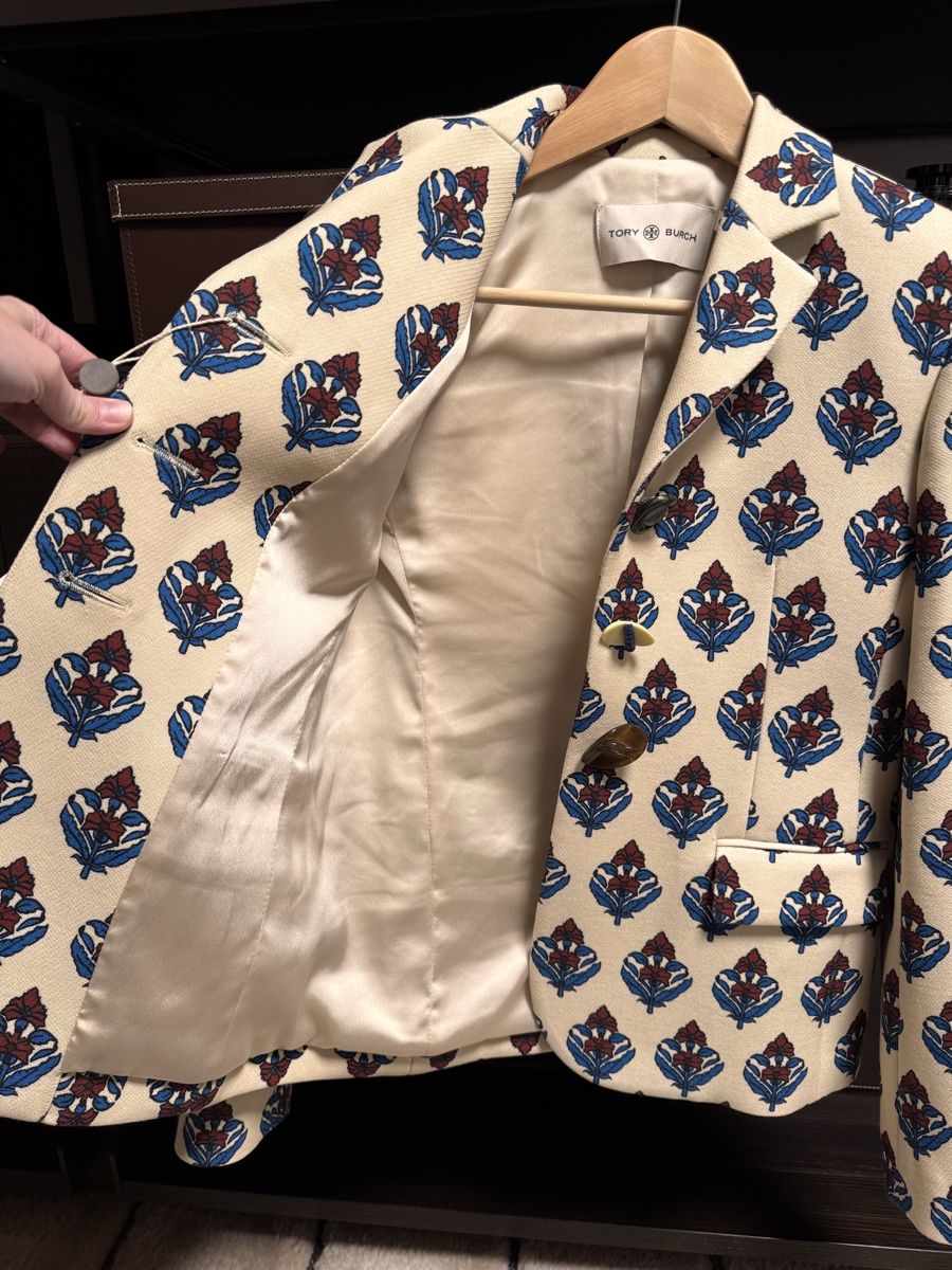 Jacken: Tory Burch Blazer, Grösse 0, Neu, Multi-Button – Neu und originalverpackt aus Wilderswil von Renaissance1 6