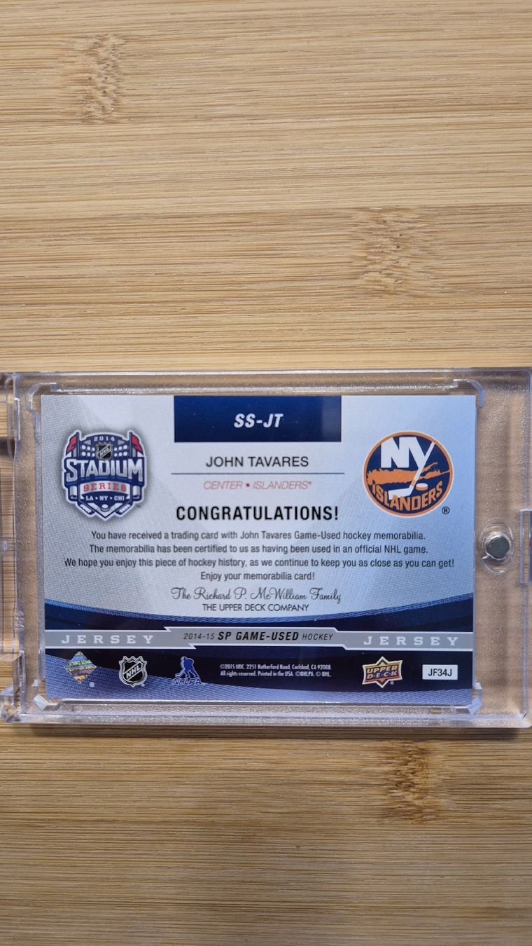 NHL Carte collezionabili: NHL John Tavares NY Islanders SP Authentic – Usato da Bellach venduto da paedu-1980 1