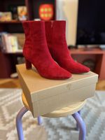 Red ankle boots Charlotte Stone size 38