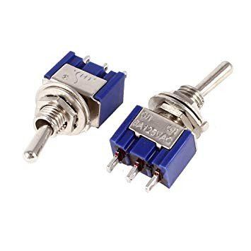 Interruttori: 10Stk Kippschalter 3 Positionen 33x13mm Toggle Switch s103 – Nuovo e nell'imballaggio originale da Illnau venduto da diy-shop