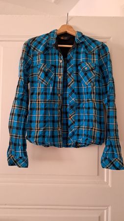 Carhartt Hemd kariert blau Grösse S guter Zustand