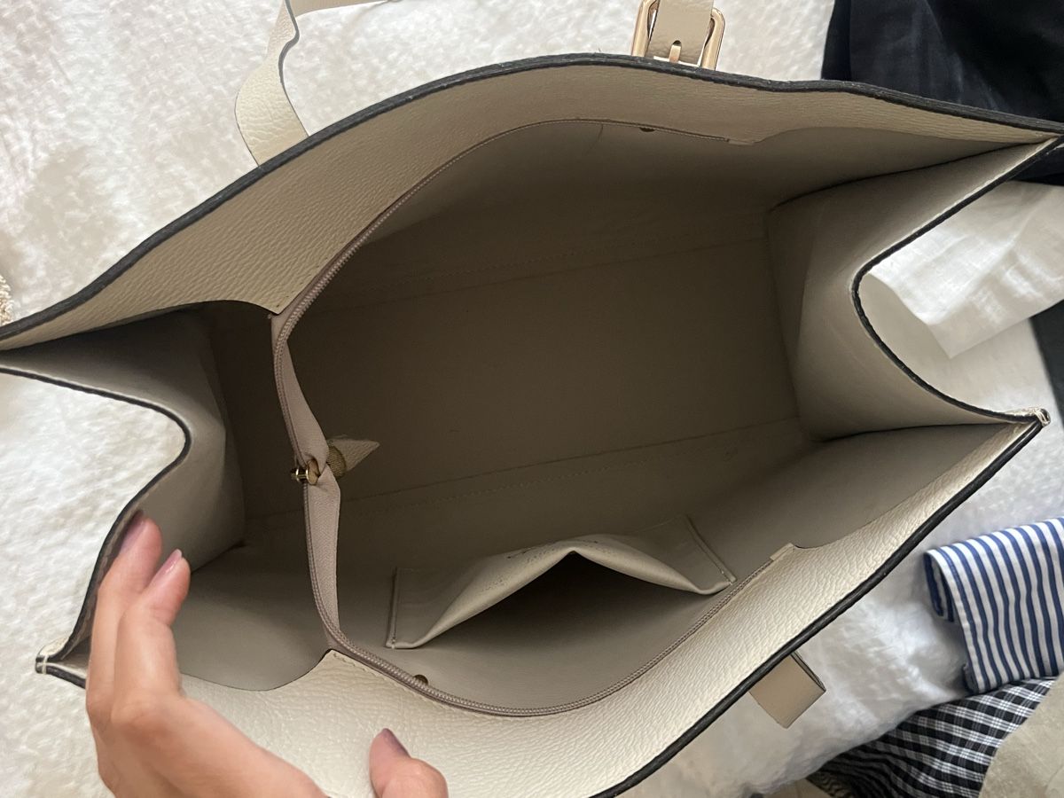 Pierre Cardin Borse da donna: Cream real leather tote bag  – Usato da Vezia venduto da chi_byp8 4