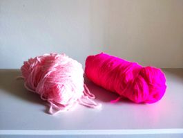 Wolle / Stricken Häkeln / pink & rosa
