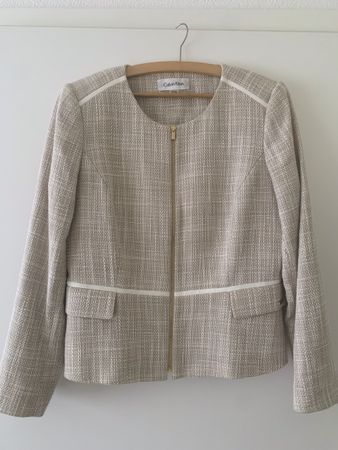 Blazer Calvin Klein, Gr. 38 beige