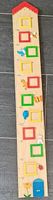 Kinder-Messlatte aus Holz  Wandmesslatte 60165 cm