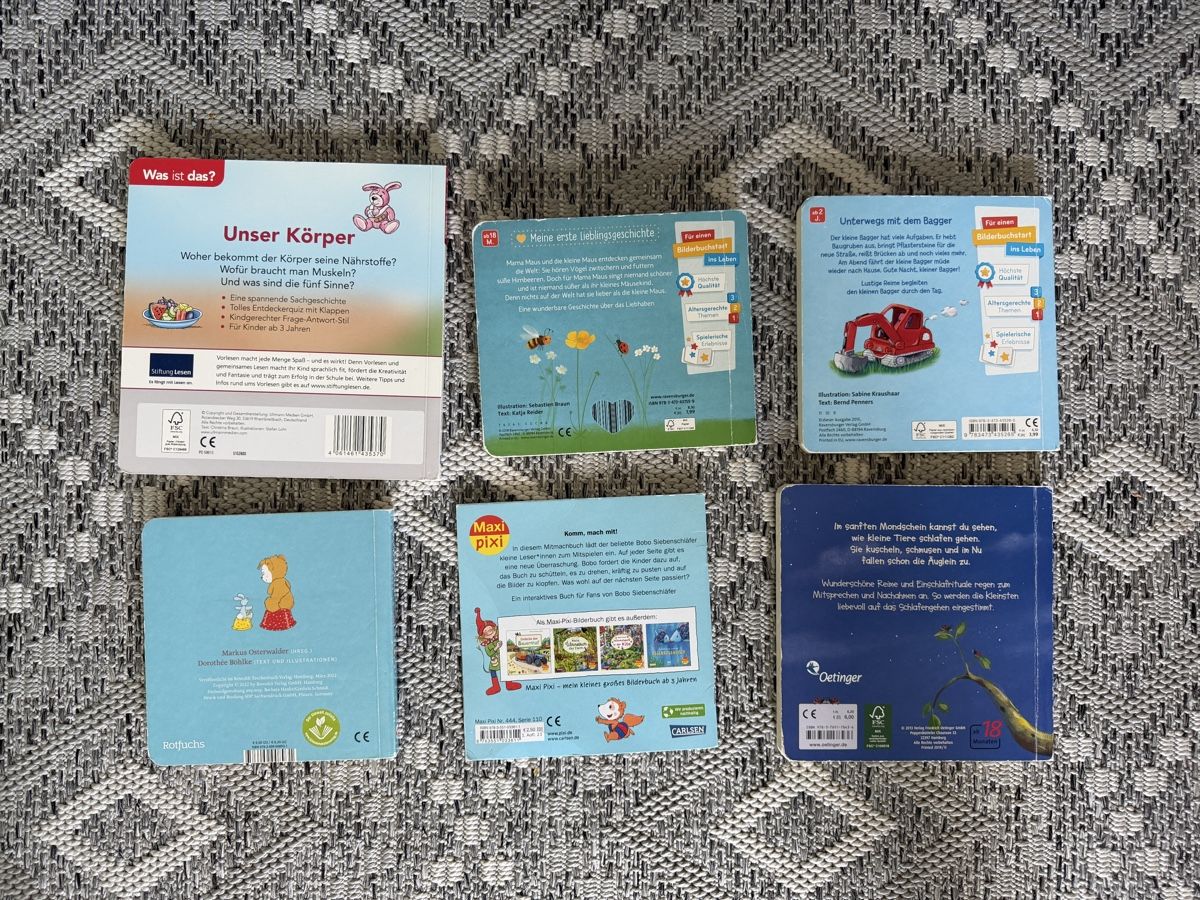 Libri: Diverse Kinderbücher - ab 18 bzw 20 Monate – Usato da Rheinfelden venduto da dBartel 1