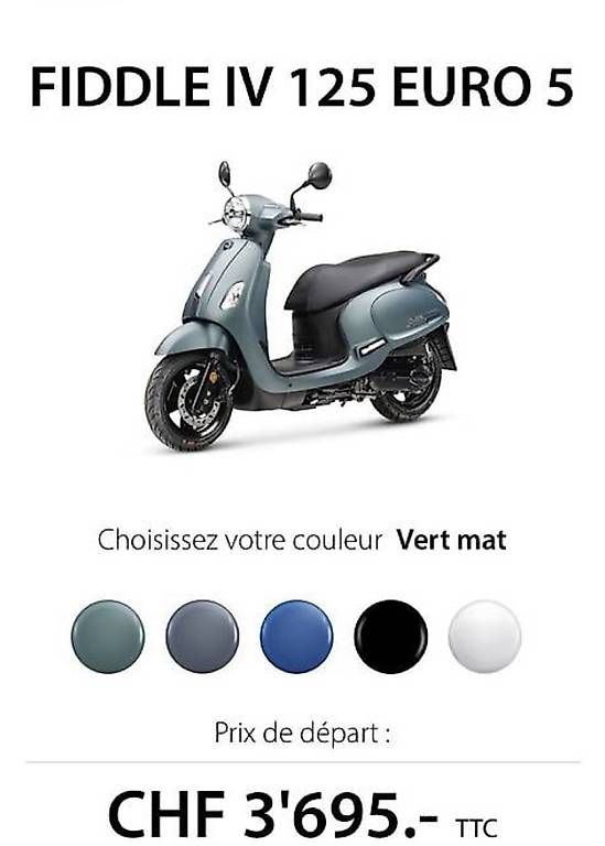 Scooter: Scooter Sym FIDDLE 4 125 – Usato da Puidoux venduto da neg_9p7m 4