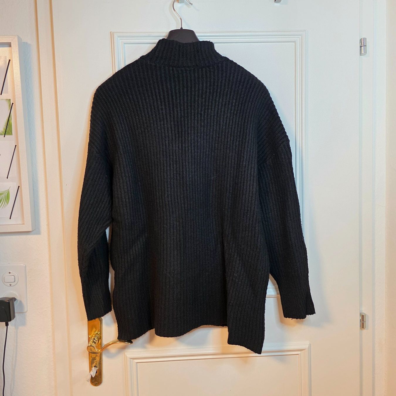 Monki Maglioni & Felpe: Monki Rollkragenpullover Schwarz Gr. 40/42 warm Strick – Usato da Wald ZH venduto da CapLux 2