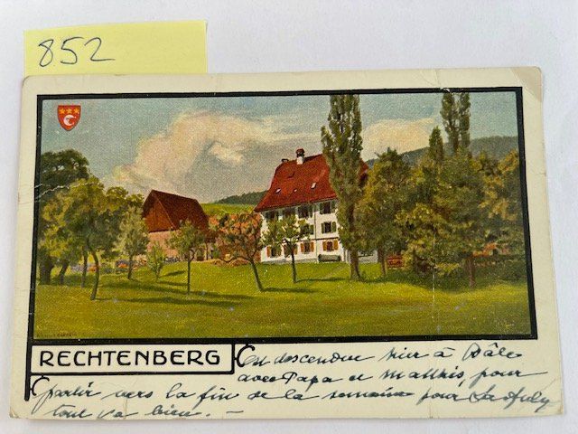 Cartoline postali: alte Ansichtskarte Rechtenberg, 1932 – Usato da Niederwil AG venduto da dahu75