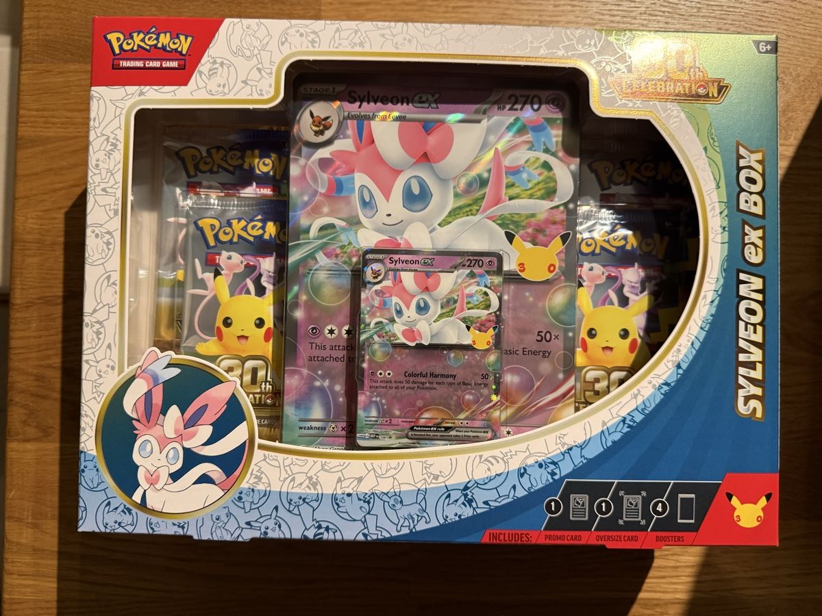 Pokémon Carte collezionabili: Sylveon ex Box – Nuovo e nell'imballaggio originale da Amriswil venduto da sim_nlb6