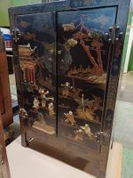 Chinesischer Barschrank Chinese Lacquer Cabinet Chinoiserie