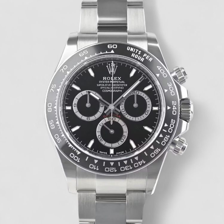 Rolex Daytona 126500 Ceramic Bezel SS / Black Dial 2025 (Neu (gemäss ...