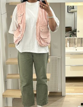 Trendige Sommerweste in Rosa - Ideal für den Übergang!