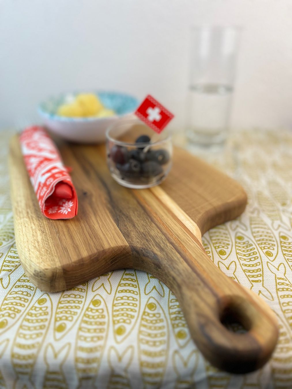 Piatti di portata: Massives Servierbrett Tapasbrett handmade – Nuovo (secondo la descrizione) da Zwillikon venduto da EichenlaubWoodwork 4