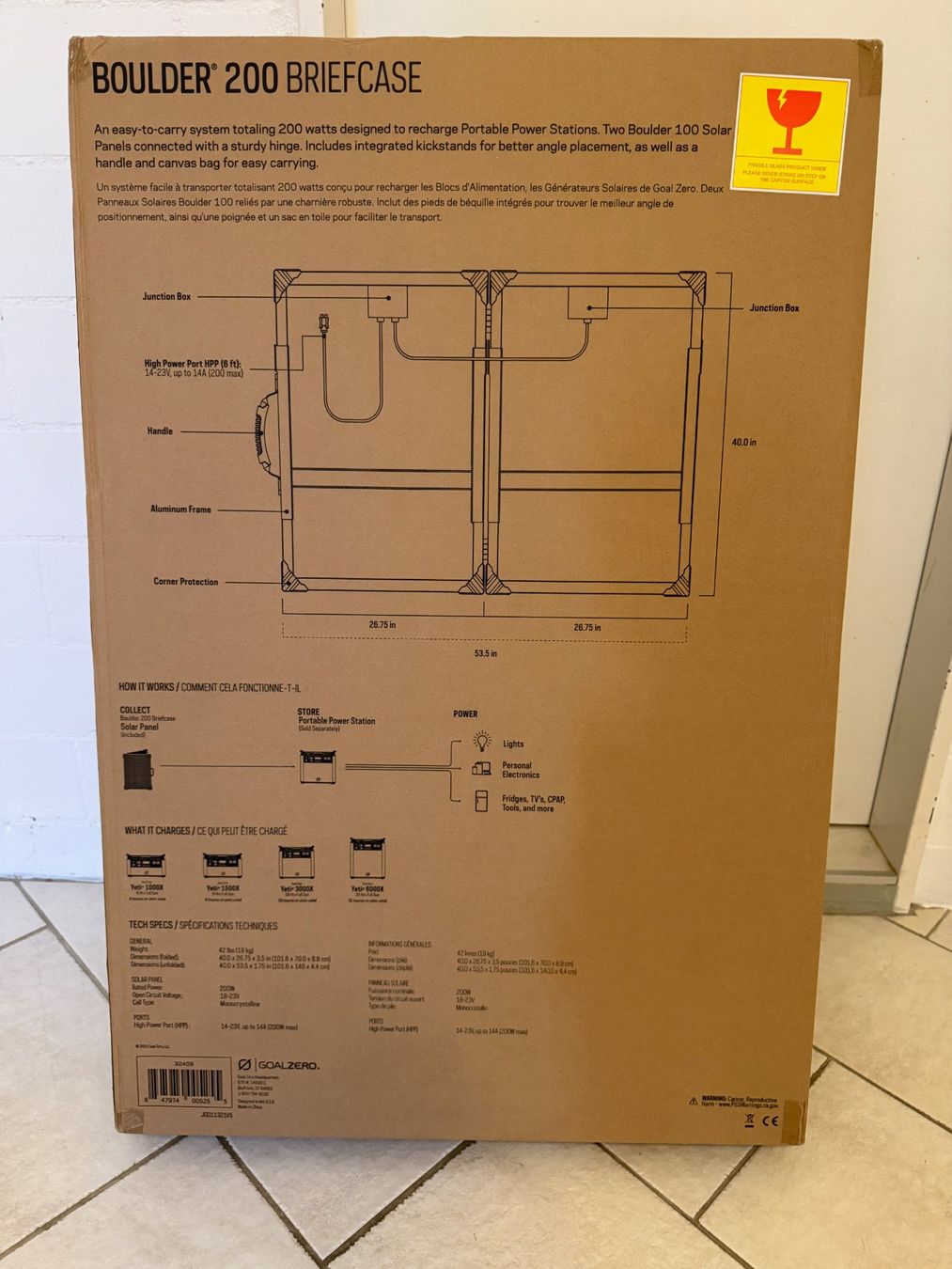 Goal Zero Solargeräte und Solarprodukte: Solarpanel Goal Zero Boulder 200 Briefcase (200W) – Gebraucht aus Boniswil von Mefios 1