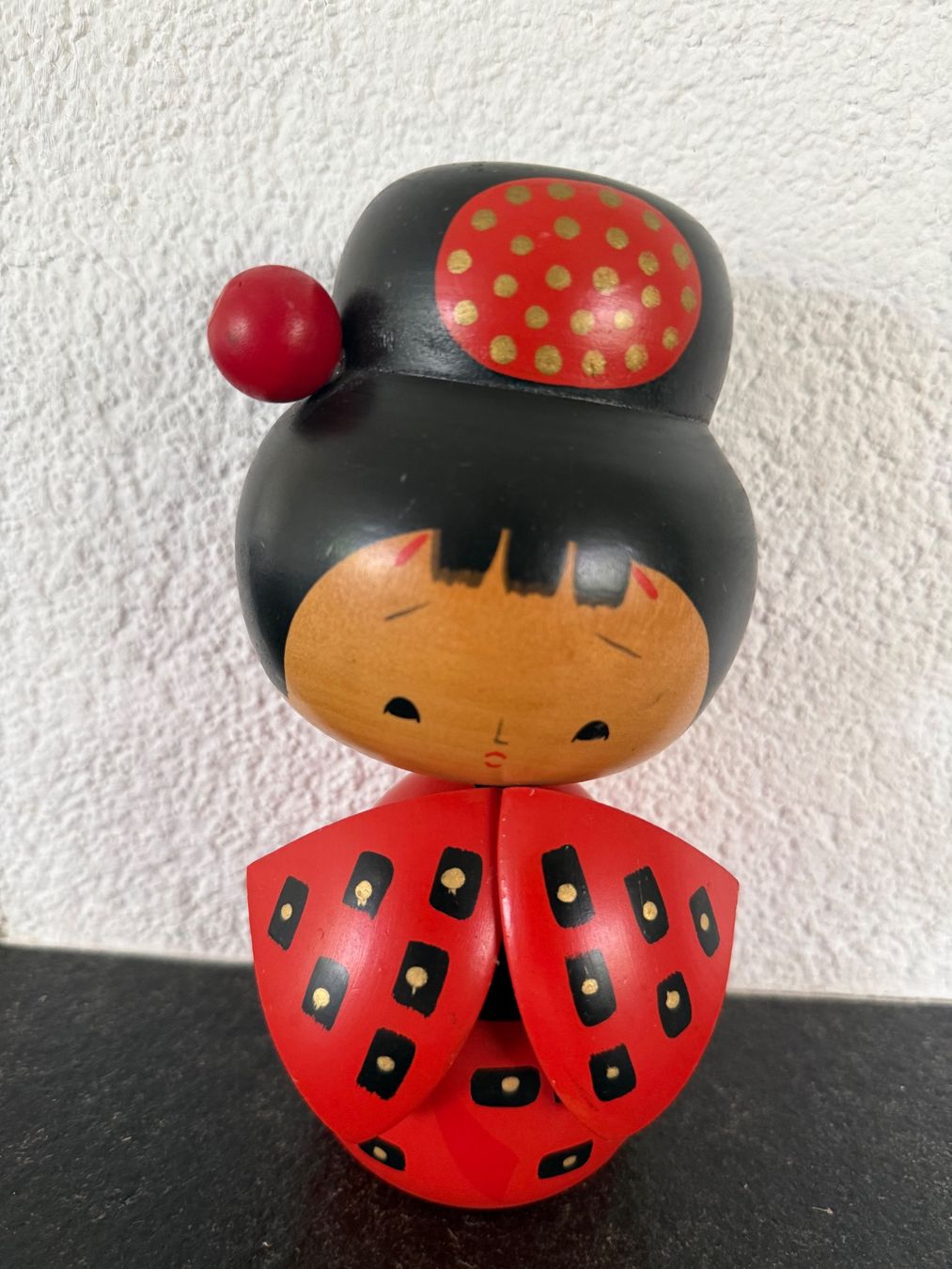 Bambole: Japanische Holzpuppe 21 cm – Usato da Kirchdorf venduto da Vintagewunder
