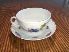 Handbemalte Teetasse von Hutschenreuther