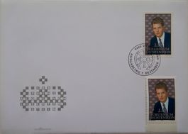 FL Frankatur und FDC Erbprinz Alois 1992