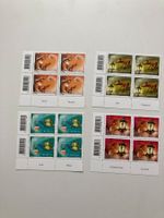 Weihnachtsbriefmarken postfrisch 4er-Blöcke 2013-2014