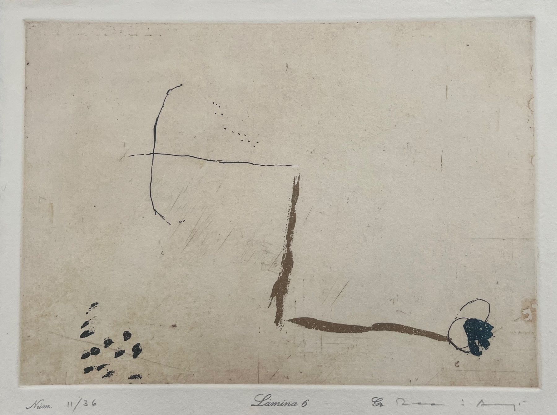 Grafica & Litografie: Josep Riera i Arago, handsigniert und nummeriert – Usato da Rain venduto da Pic-Ass