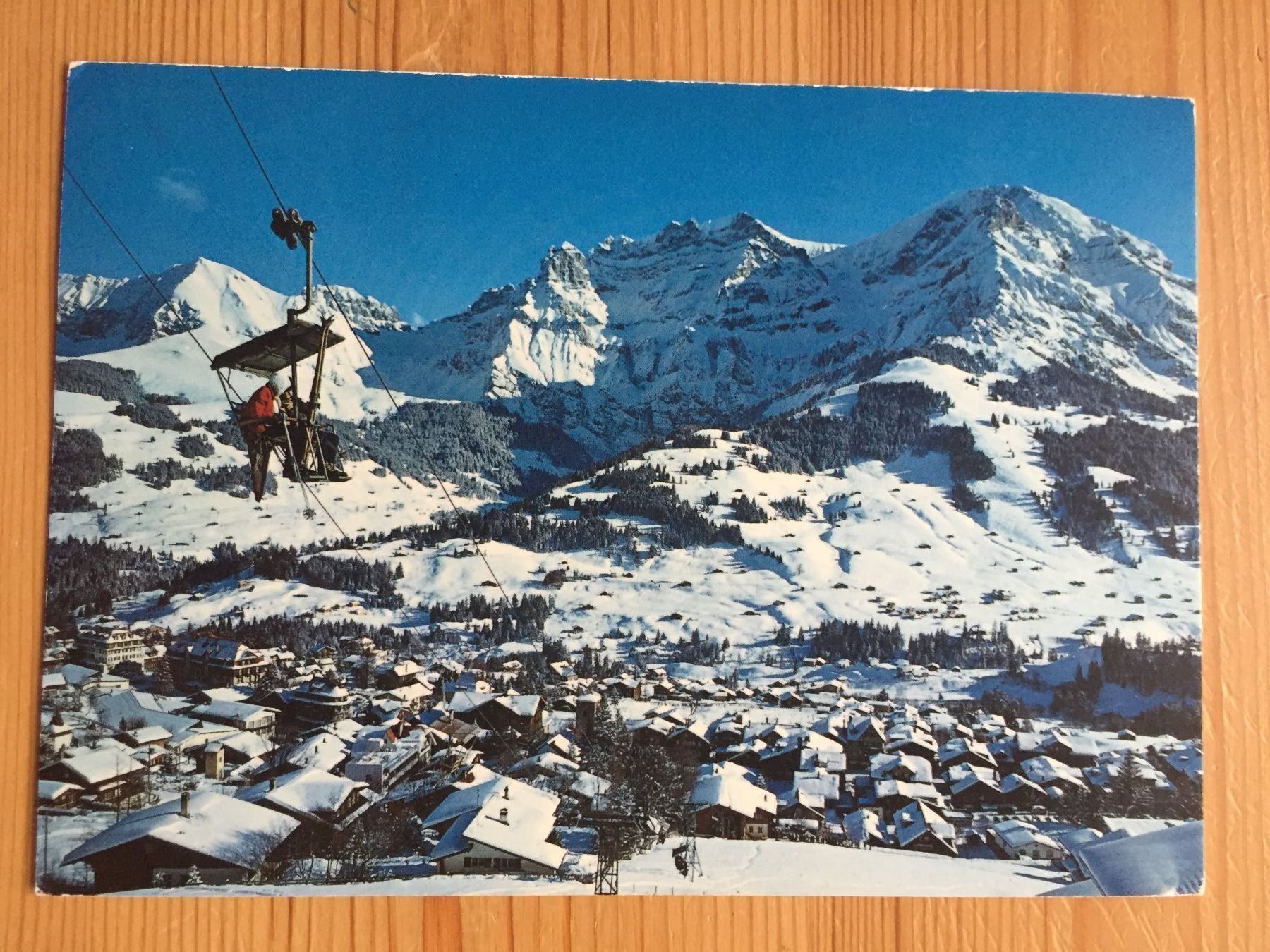 Ansichtskarten: Adelboden-Sesselbahn Schwandfeldspitz AK – Neu (gemäss Beschreibung) aus Oberuzwil von Henri09