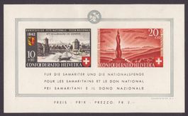 B19 1942 Pro Patria bloc neuf *