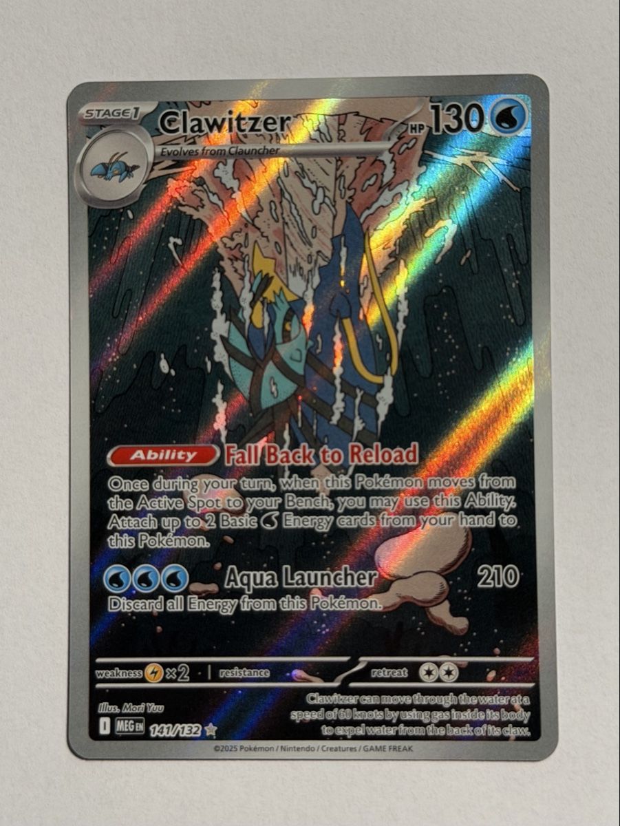 Pokémon Carte collezionabili: Pokemon Clawitzer AR 141/132 EN – Usato da Uster venduto da l_cards
