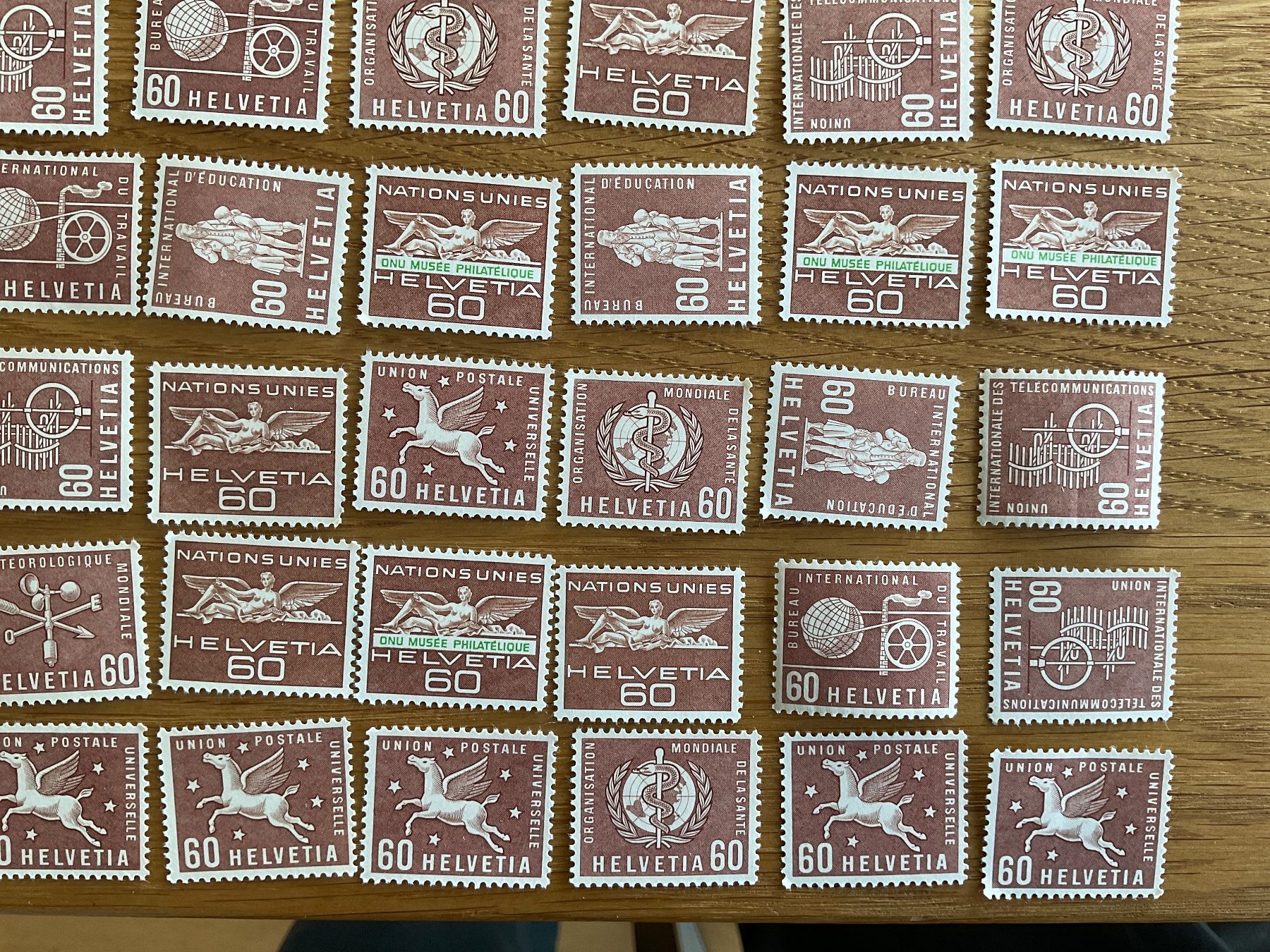 Tutti i francobolli: 60Fr Ämter Frankaturware ungestempelt postfrisch Sammlung – Nuovo (secondo la descrizione) da Wil SG venduto da Chefsugus 4